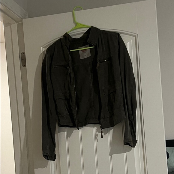 Mossimo Supply Co. Jackets & Blazers - Mossimo Supply Co. Dark Gray Utility Jacket